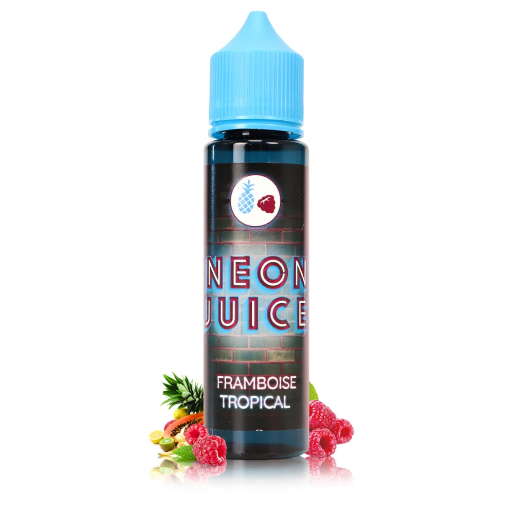 Néon Juice - Framboise Tropical  50ml 0mg - Biarritz Lab